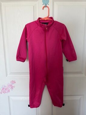 Reima Kids One-Piece Zipper Jumpsuit - Bright Pink 18-24 months